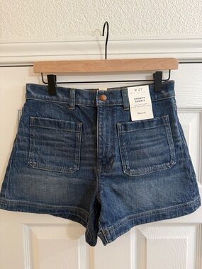 Madewell Emmett Denim Shorts- Blue
